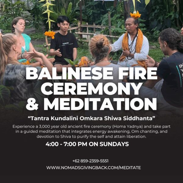 Fire Ceremony & Meditation August 24, 2025 (Sunday)